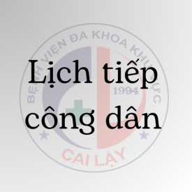 Lịch tiếp công dân Tháng 7